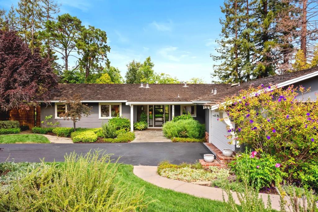 Located in central Sharon Heights, 730 Monte Rosa is a peaceful oasis that provides a perfect place to relax and retreat yet is within walking distance to schools, shops, and Starbucks. This turnkey, contemporary home has 4BR and 2.5BA, including primary suite, with 2,750 sf of living space on a 15,388 sf lot. Updated with high-quality finishes and authentic hardwood floors throughout, theres an eat-in chefs kitchen with Thermador double-ovens, Sub Zero refrigerator, and wine fridge. The kitchen opens to a large family room with built-in shelves, fireplace, and two sets of double steel French doors. The kitchen also opens to a LR/DR combo, second fireplace, and additional French door. Lush, beautifully maintained landscaping surrounds the home and a spacious backyard has a large flat lawn, multiple spaces for dining al fresco and entertaining, and a stand of towering redwoods. Enjoy a true indoor/outdoor California lifestyle from this special property not to be missed. Award-winning Las Lomitas School District. Offered at $4.495M. Take a walk through this home with this interior drone tour @ https://youtu.be/x2B7I42m4vQ
