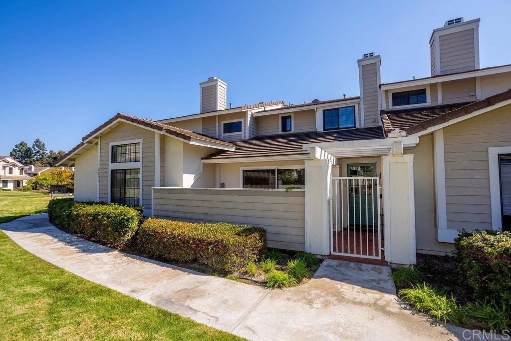 Beautifully upgraded cul de sac home in the desirable Coral Cove community of Carmel Valley, set on a premium lot across from the park. A gated courtyard welcomes you to a light-filled interior with vaulted ceilings and hardwood floors. The open living room with a wood burning gas fireplace creates a warm, relaxed setting, while sliding doors connect seamlessly to the private patio. Recent improvements add modern comfort: a 2022 kitchen remodel with a new range, a refreshed powder room (2022), new window treatments and blinds (2023), and a brand-new AC and furnace (2024). Upstairs, an updated stair railing leads to three bedrooms, including a primary suite with quartz counters, a new vanity, and a walk-in shower. An attached two-car garage provides convenience, and Coral Cove residents enjoy a resort-style pool, spa, clubhouse, playground, tennis, pickleball, and a walking path that reaches Del Mar Highlands or One Paseo in about 10 minutes. All within walking distance to top-rated schools, shopping, dining, golf, and the beautiful Del Mar beaches, with easy I-5 and Hwy 56 access.