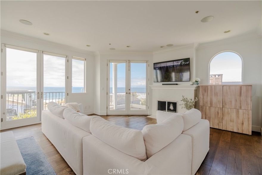 Finally!  Your panoramic ocean view home is here!  Enjoy the best of what Manhattan Beach has to offer from this fabulous walk-street property!  Located at the high point of Highland, this house stands out above the rest with fabulous Santa Monica Bay ocean and city light views from the PV Peninsula to Catalina Island to Malibu! A little over 1 block to beautiful beaches with soft sand to burrow your feet in, read a book and truly relax. Only 4+ blocks to trendy downtown Manhattan Beach with plenty of boutique shopping, restaurants, ice-cream, pastries, coffees, all of our favorite treats!  Only blocks away too from uptown Manhattan Beach, with the old world vibe, sidewalk cafes, beach city living but with that small town feel.  The floor-plan of this wonderful home is ideal as well with 5 bedrooms (3 with views), 4.5 baths, open concept kitchen, dining and living plus an additional family area perfect for children! Directly off the walk-street is a quaint yard, great for bbq’s, outdoor dining and hosting.  If your work is in downtown LA, you will especially appreciate the commuter bus stop, just a block away, a super plus for avoiding the traffic into Los Angeles!  Also a super plus is the potential 5 car parking!  This home has a full 2 car garage, a smaller separate garage for the motor cart, bicycles AND 3 more parking spaces (including the nonpublic street space in front of the driveway that can accommodate up to 2 additional cars).  Beautiful scenic parks and paths all nearby!  Surfing, beach volley-ball or tennis enthusiast?  Only 1+ block away! Looking for a special community to be a part of?  Great schools?  You can have it all, RIGHT HERE!