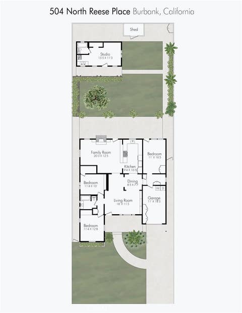 Tiny photo for 504 N Reese Place, Burbank, CA 91506 (MLS # GD26158161)