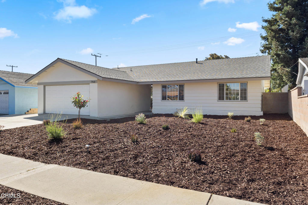 Welcome to 7948 Brannan St in Ventura - where coastal charm meets modern living!This beautifully updated single-story home offers 4 bedrooms, 2 bathrooms, and 1,550 sq. ft. of living space on a generous 7,405 sq. ft. lot. Recent upgrades include a brand-new roof, a new garage door, and fresh finishes throughout.Step inside to discover bright, open living spaces filled with natural light and modern touches. The spacious primary bedroom features its own separate entrance, providing flexibility for multigenerational living, guests, or a private retreat. Each additional bedroom is generously sized, offering options for family, home office, or hobbies.Outdoors, the large fenced backyard provides plenty of space for gardening, entertaining, or creating your own personalized oasis.Located in one of Ventura's most desirable neighborhoods, this home is close to top-rated schools, shopping, and Kimball Park, while just minutes from hiking trails, scenic coastal paths, and the Pacific Ocean.Don't miss this turnkey opportunity to own a stylish, updated home in the heart of Ventura!