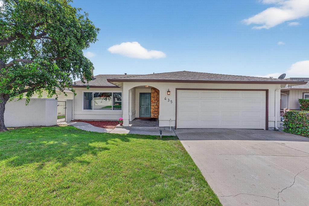 Updated beautiful home in coveted Los Olivos neighborhood! This single level contemporary, spacious 3 bedroom 2 bath home with attached 2 car garage is an absolute gem! Fabulous neighborhood with tons of curb appeal! Located on a quiet tree lined street in one of the most sought after neighborhoods in South Salinas. This home has been lovingly updated with new kitchen slab quartz countertops, luxury plank vinyl flooring, subway tile in the remodeled primary bathroom, new fixtures, doors, newer roof and fresh paint throughout! Ready to move in and call home. Convenient access to Hwy. 68 and Monterey/Marina. A Salinas classic that will surely not last long; so do not delay or you will miss out on the opportunity to call 435 Shelley Way home!