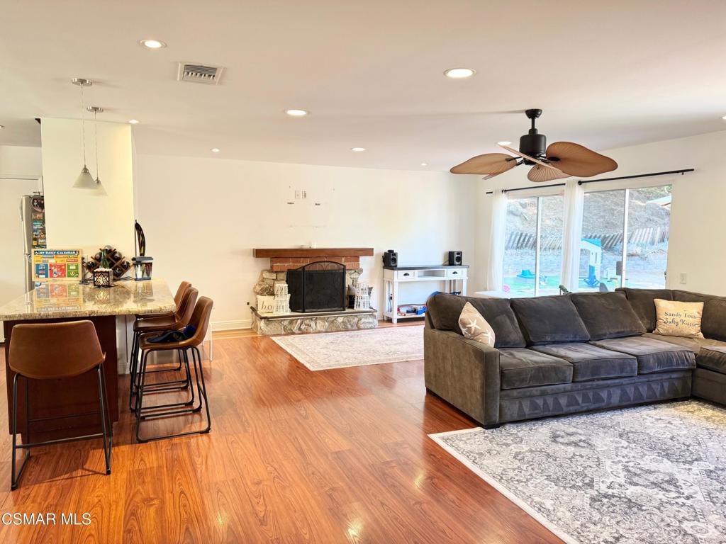 Welcome to your private Calabasas retreat, where outdoor living and Southern California comfort come together in a prime location! This charming single-story 4-bedroom home is nestled on a quiet street and features a park-like backyard that's truly a standout--complete with a jungle gym, swings, basketball hoop, and room to run, play, or relax in nature. Surrounded by mature landscaping, the yard offers exceptional privacy, making it perfect for everyday enjoyment and weekend entertaining. Inside, you'll find an expanded living room, an updated kitchen, and two full bathrooms, combining modern touches with a warm and welcoming atmosphere. Whether you're hosting or enjoying a peaceful evening at home, this space adapts to every occasion. Best of all, you're just a short walk to the local elementary school, and minutes from Calabasas shopping, dining, parks, and more. Don't miss this opportunity to live in a beautifully updated home with a true backyard sanctuary--in one of Calabasas' most desirable neighborhoods!