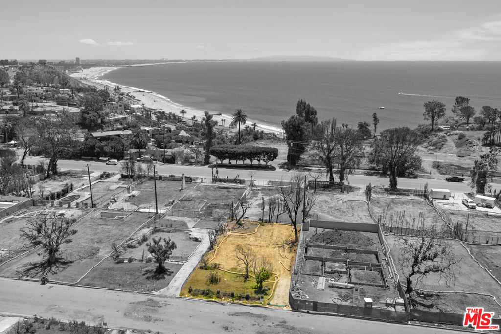 Flat lot in one of the most desirable neighborhoods in 90272 - Lower Marquez Knolls. Situated on the ocean side of a serene and quiet street. Previous home was destroyed by Palisades fire. Phase 1 & Phase 2 clearing have been completed. Amazing development opportunity with potential for partial ocean views depending on future building elevations of subject and adjacent properties. Ocean breezes. Close to beaches and Palisades Village. Close proximity to local (Marquez) commercial district and schools. Get your fresh start and be a part of The Palisades Dream ~ designing & building your custom home on this unique and well located property.