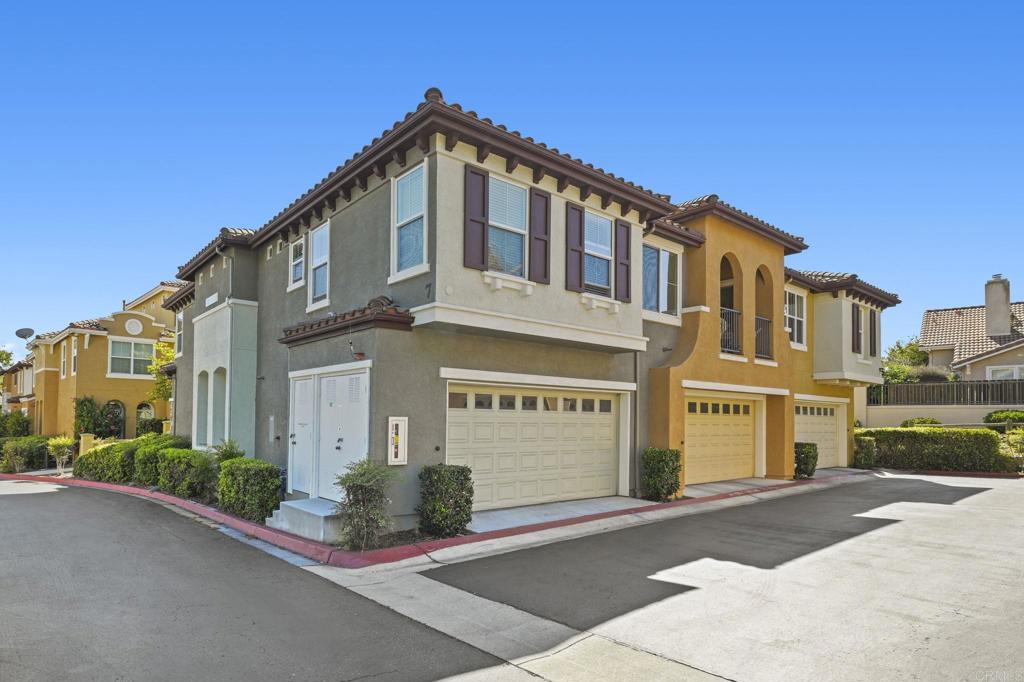 Beautiful 3 bedroom in the heart of San Elijo Hills! Located in the popular community of Morgan’s Corner, this 3 bed/2.5 bath corner unit is light, private and feels like a detached home. Recently updated with new paint and carpet, the home has a spacious living area, with a large kitchen with stainless steel appliances, granite counter tops, walk-in pantry and a breakfast nook. The dining and family rooms are open and feature built-in entertainment cabinetry and hardwood flooring. On the second floor there are two bedrooms, two bathrooms and a laundry room equipped with water and dryer, including the primary suite with the ensuite bathroom with bathtub, shower and walk-in closet. There’s a large bedroom on the third level with a closet. The townhome has a front courtyard entry with turf, A/C, ceiling fans and an attached 2 car garage, next to ample guest parking with room for playing. Morgan’s Corner in San Elijo Hills has a community pool and spa and is steps from shopping, desirable schools, and 18 miles of hiking and biking trails. Available immediately and pets allowed with restrictions.