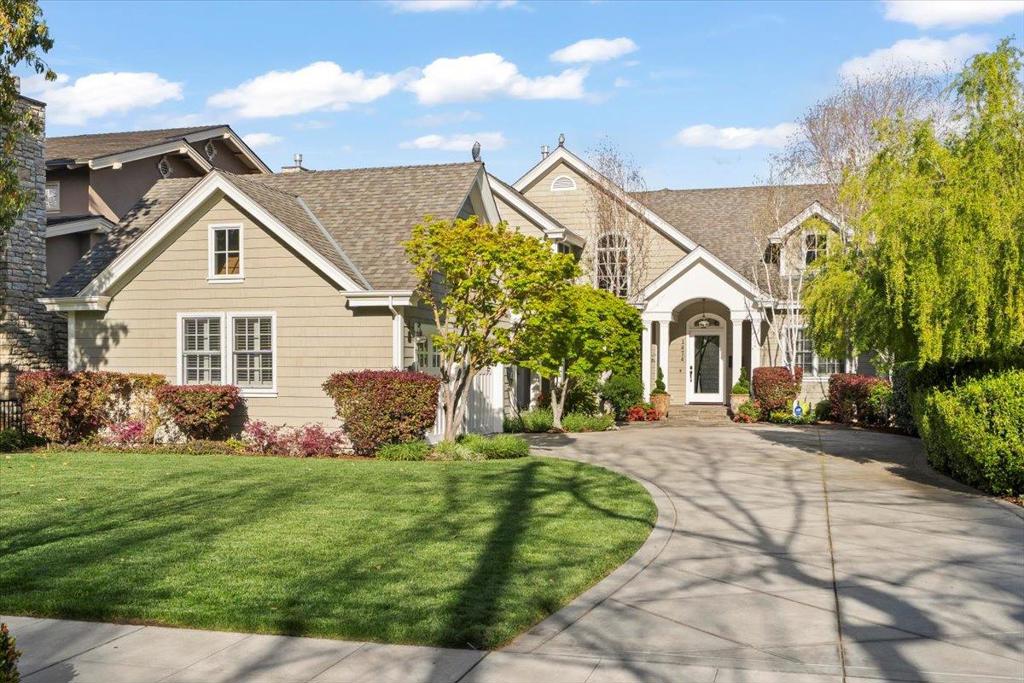 Welcome To Your Dream Home In The Heart Of Willow Glen. Tucked away on one of Willow Glens most cherished, tree-lined streets. This stunning custom estate is the perfect blend of luxury, comfort & timeless design. This is a home where memories are made. Step inside & feel immediately at ease. Sunlight streams through the double-pane windows, highlighting wide plank hardwood floors, elegant plantation shutters & the warmth that fills every room. The heart of the home is the gourmet kitchen-a true gathering space w/ marble countertops, a massive island, Wolfe range, Sub-Zero refrigerator, two dishwashers, walk-in butlers pantry w/ wine fridge perfect for entertaining family & friends. The inviting family room features soaring vaulted ceilings & new built-in cabinetry, creating the ideal spot to unwind or host loved ones. 3 fireplaces to keep things cozy year round, 2 beautiful bedrooms are conveniently located on the main floor perfect for guests, multi-generational living or a home office. ADT security system w/ indoor/outdoor cameras for peace of mind. Upstairs, the primary suite is a serene retreat w/ peaceful views of the backyard & easy access to your future outdoor haven-whether it's a pool, outdoor kitchen, sport court, or relaxing lounge area, there's room to dream & create