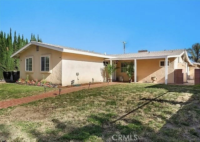 Step into this beautifully upgraded 4-bedroom, 2-bathroom home offering comfort, charm, and modern finishes throughout. Thoughtfully remodeled with dual pane windows and stylish doors, this property sits on a generous lot with a spacious front and back yard—perfect for entertaining or relaxing under the shade of mature fruit trees.
Inside, you’ll find gleaming wood floors in the living areas and elegant tile in the dining room, kitchen, and bathrooms. The kitchen features granite countertops and ample cabinet space, creating a functional and inviting culinary space.
Enjoy the privacy of a fully fenced front yard, ideal for kids, or peaceful outdoor lounging. Located within the highly sought-after Granada Hills High School district, this home offers both value and access to top-tier education.