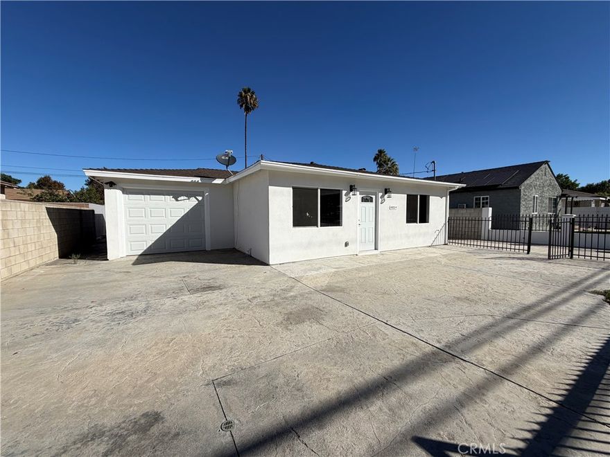 Welcome to this beautifully updated 3-bedroom, 2-bath single-family home located in the heart of Fontana. This front unit sits on a shared lot with two homes and offers privacy, comfort, and modern living.



Step inside to find a bright, open-concept layout featuring fresh paint, new flooring, and stylish finishes throughout. The spacious living room flows seamlessly into a modern kitchen with sleek countertops, new cabinetry, and stainless steel appliances. Both bathrooms have been tastefully remodeled with contemporary fixtures and finishes.



Enjoy the comfort of central heating and air, updated windows, and energy-efficient lighting. The home also offers in-unit laundry hookups and ample parking.



Located just minutes from schools, parks, shopping centers, and freeway access, this home combines convenience with modern style — perfect for families or professionals alike.