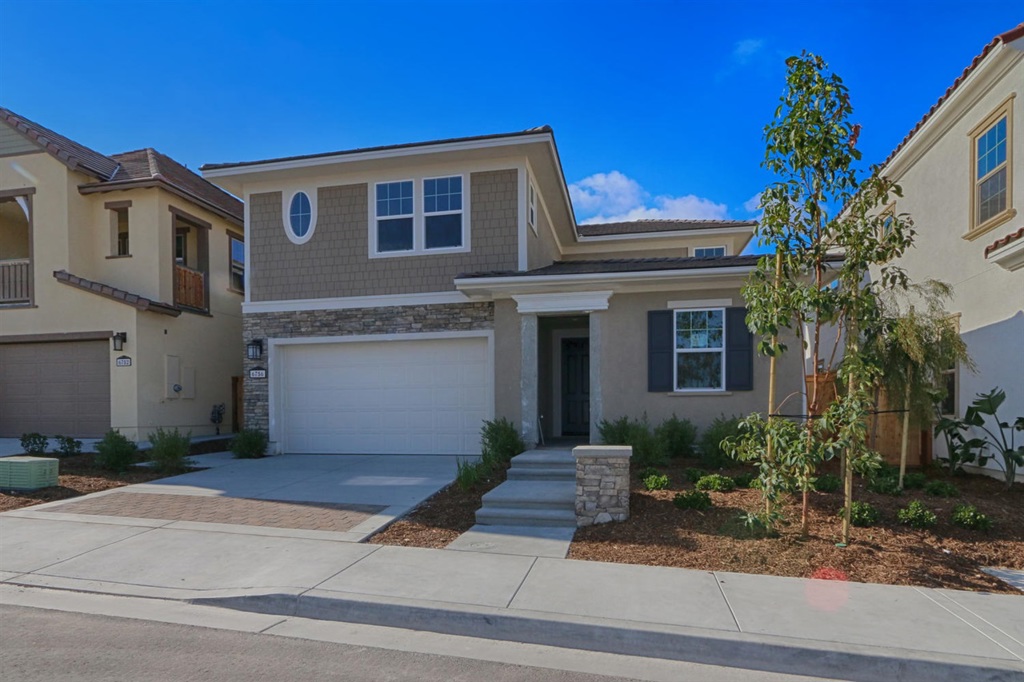 BRAND NEW Construction!! This home is under construction. This Bright, airy 4 bedroom 3 bath, 2,487 sq. ft. featuring a gourmet kitchen with a beautiful island, stainless steel appliances and granite counter tops. A bedroom / bathroom downstairs, elegant master suite with large soaking tub separate from the shower, upstairs laundry room, in the Pacific Highlands Ranch Neighborhood close to all! Neighborhoods: Casabella Complex Features: , Equipment: Fire Sprinklers,Garage Door Opener, Range/Oven Other Fees: 0 Sewer: Sewer Connected Topography: LL