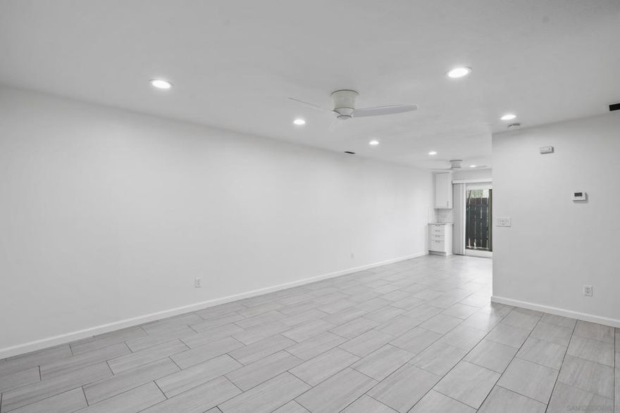Welcome to 166 N. 1st St #1 in El Cajon (VA Approved). This move in ready 2bd/1.5 bath townhome features new carpet and fresh paint, LOW HOA ($262 and includes water and trash), 2 assigned parking spots, appliances included, and a private outdoor area with washer and dryer hookups (as well as community laundry).  Tudor Village is centrally located next to shopping, groceries, and freeways and offers a community pool and peaceful environment. Come check out one of the most affordable and move in ready 2 bedroom townhomes in the area - 166 N 1st Ave #1.