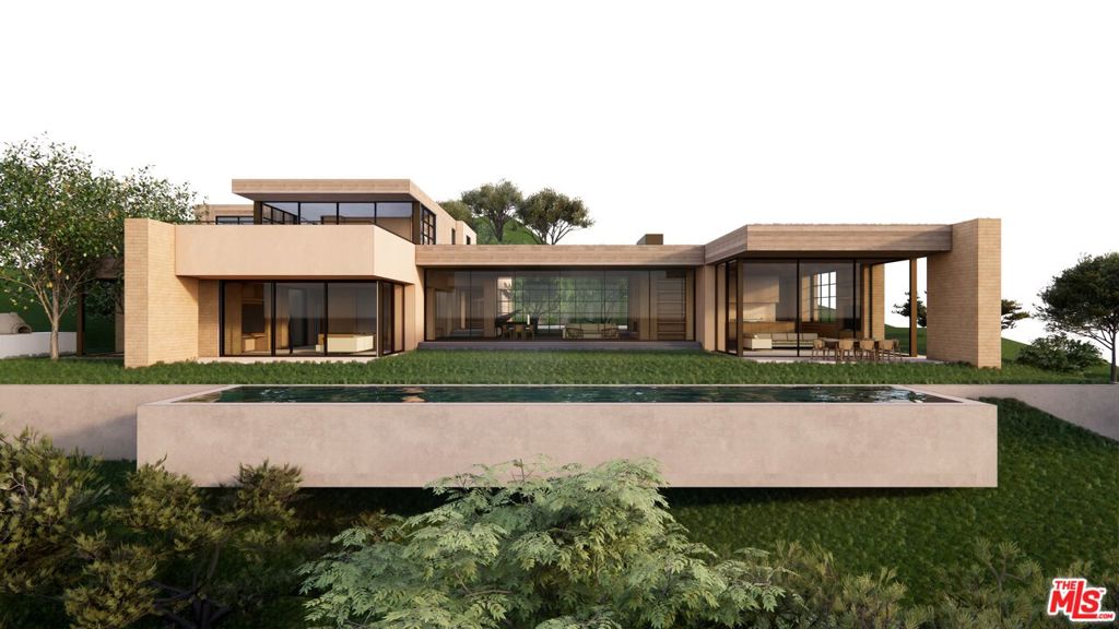 The most spectacular view site available in Los Angeles. This magnificent property incorporates over 2 acres of land, featuring a graceful approach leading up to a superb flat area with unrivaled, endless views stretching to the Griffith Park Observatory, Hollywood sign and downtown. Located on a private and quiet cul-de-sac mere minutes from everything at the heart of the city, in a secluded setting that feels a world away, and above it all. Renderings shown include plans by architect Noah Walker. All plans, including landscape plans by Patricia Benner, design development package by Vanessa Alexander, and extensive engineering and feasibility studies, can be included in sale. Designs include a 7,000+ square foot house with pickle ball court and ample room for guest house. Property has private access to Runyon Canyon. A truly rare opportunity for the discerning buyer ready to make their own mark in the Hollywood Hills.