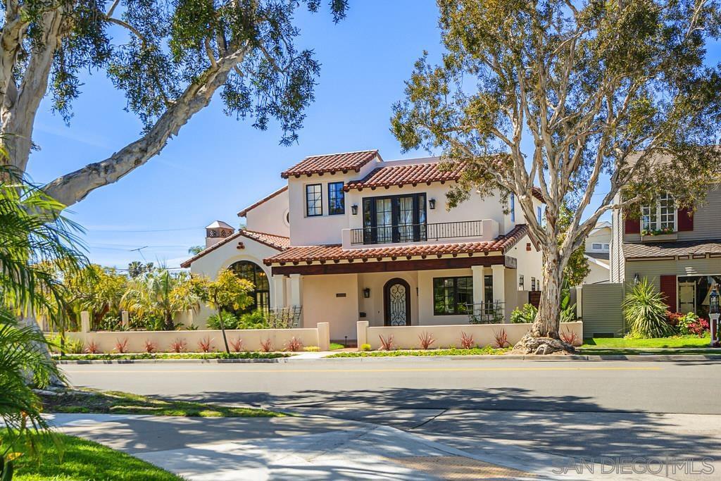 **For June-2025 Only**Newer 2019 Custom Home! 2 Blocks to Coronado Beach! Open Floor plan, 4bed/3.5 Bath. 2nd Master Bedroom on ground level, Custom Cabinetry, Hardwood & Tile floors, Covered Patio Deck with Outdoor Living Space including Widescreen TV & BBQ Grill, 2 Large Disappearing Glass Sliding Doors to backyard- Great for Entertaining! Upstairs sitting Area overlooking yard, Large Fountain feature, Roof Deck with Ocean Views & Gas Firepit. Easy access to Beach, Sunset Park, Restaurants & Shops. Not available for long term rentals.