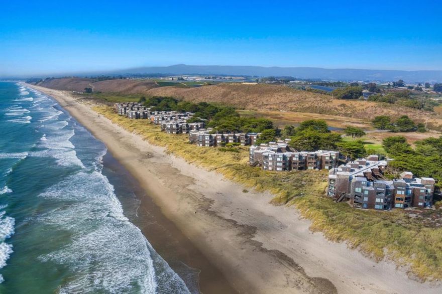 Dreaming of owning a slice of the California Coast on a budget? Shorebirds #42 is a 1/6th fractional ownership offering a total of 2 months use out of the year, on a rotating schedule. Enjoy the beach life without the million dollar price tag! The unit has 2 bedrooms, 2 bathrooms, and 1,049 square feet of living space, with beautiful, expansive dune views, and a peek of the ocean! The property comes furnished and has an open floorplan, built-in shelving around the fireplace, and a cozy, enviting feel throughout. Located on the ground floor, it eliminates stairs, and allows for easy access to your beach home. Enjoy your morning coffee on the back deck with the sounds and smells of the ocean flowing through you. Pajaro Dunes is known for it's avid bird watching, prestine beaches, and numerous amenities. Fractional ownership properties are hard to come by, so don't let Shorebirds #42 be the one that got away!