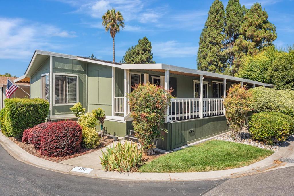 CONGRATULATIONS! It is your lucky day because you have just found the most incredible listing in a 5 star senior park in Silicon Valley. Make no mistakes! Although this is a mature home it is BETTER than new. Established landscaping, open floor plan,bright, airey with amentities that are beautifully appointed,this home is just waiting for you! Private outside decks,copper plumbing, fresh paint,new HVAC,and solid/ sound structural and cosmetic upgrades...Don't miss this beauty! It is truly special and location is point on. Close to freeway,shopping,dining and VTA.Come see for yourself...
