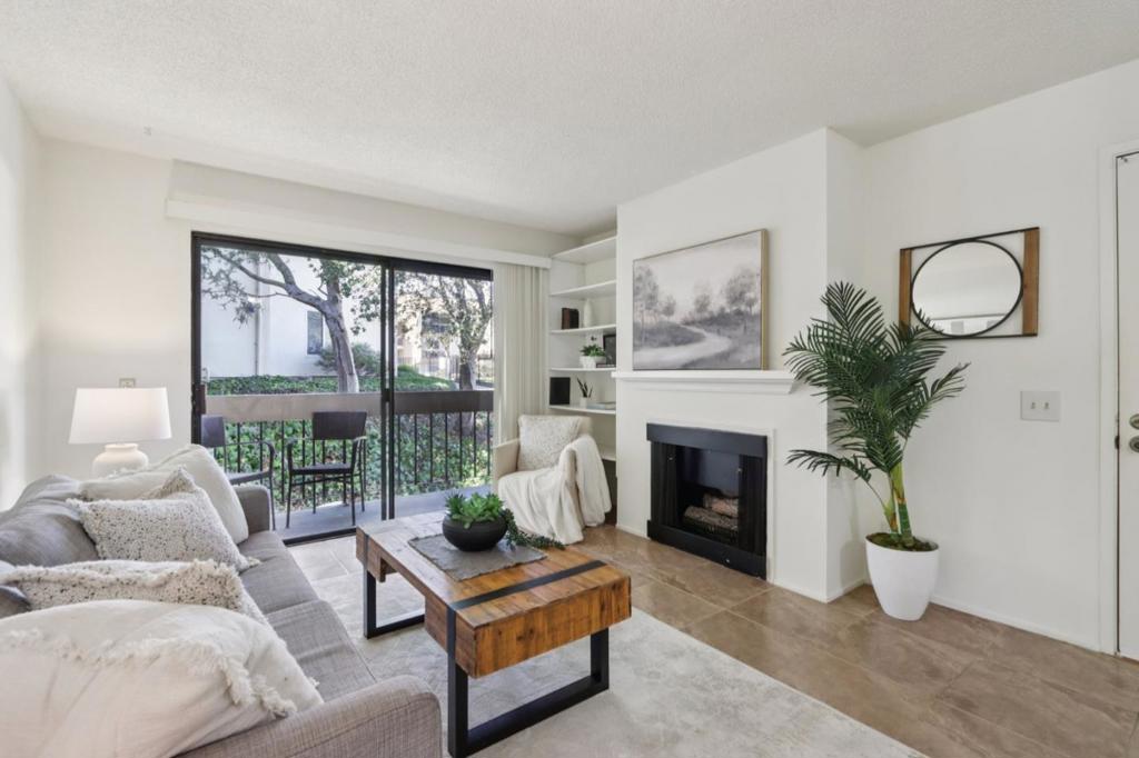 Welcome to your charming Monterey retreat! This inviting 1-bedroom, 1-bath condo with a bonus room/office is perfectly situated on the second floor, offering peaceful treetop views that feel straight out of a fairytale. Step out onto your private deck to enjoy beautiful sunsets framed by serene greenery, or spend the day lounging by the pool. On cooler nights, cozy up next to your gaslit fireplace for a relaxing evening at home. Thoughtfully located just minutes from Del Monte Shopping Center, Highway 1 access, and all that Monterey has to offer. Additional features include assigned garage parking and a spacious shared laundry facility in the garage. This is coastal California living at its best- peaceful, convenient, and full of charm.