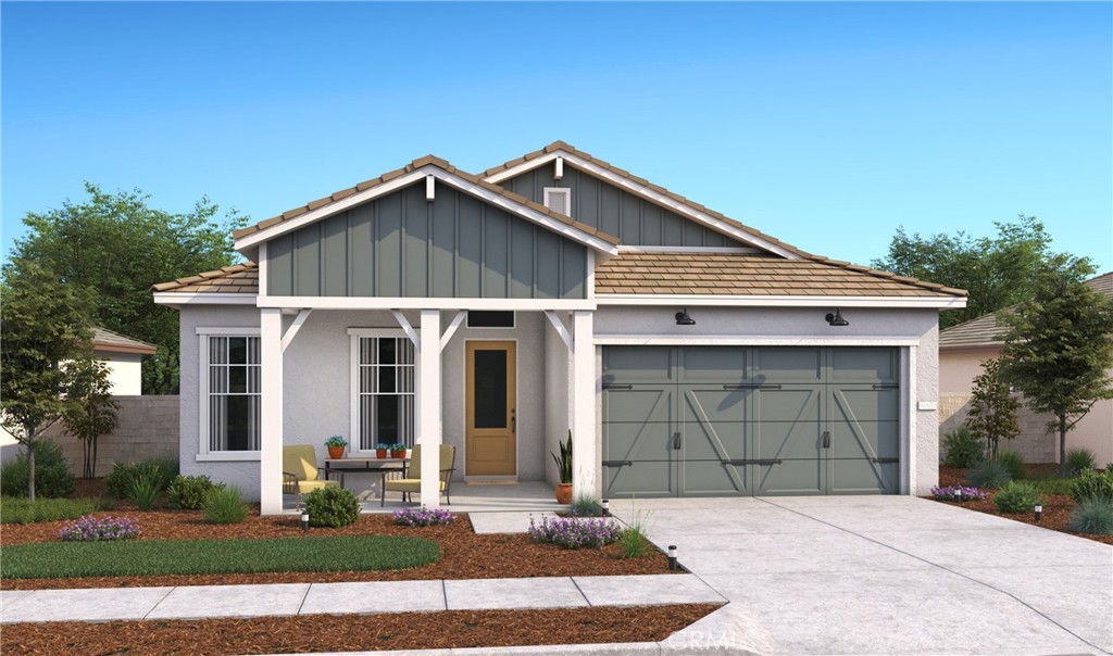 Welcome to Mirabella, Paso Robles’ premier master-planned community where modern elegance meets everyday convenience. This exceptional Santa Rosa plan offers 3 spacious bedrooms, 2.5 baths, and a thoughtful split-bedroom design that ensures privacy and comfort for all. The light-filled great room seamlessly extends to an oversized patio, perfect for sophisticated entertaining or serene outdoor living. At the heart of the home, the gourmet kitchen impresses with a grand island illuminated by designer pendant lighting, White cabinetry, Soapstone quartz countertops, and professional-grade GE Café stainless steel appliances. The Primary Suite retreat pampers with a spa-inspired bath featuring dual vanities, a walk-in shower, freestanding soaking tub, and an expansive walk-in closet. Beyond the home, Mirabella residents enjoy resort-style amenities including a sparkling pool, pickleball courts, and scenic walking trails all within minutes of major commuter routes and Paso Robles Municipal Airport. Discover refined Central Coast living in one of Paso Robles’ most coveted communities. Schedule your private tour today! **Prices subject to change.