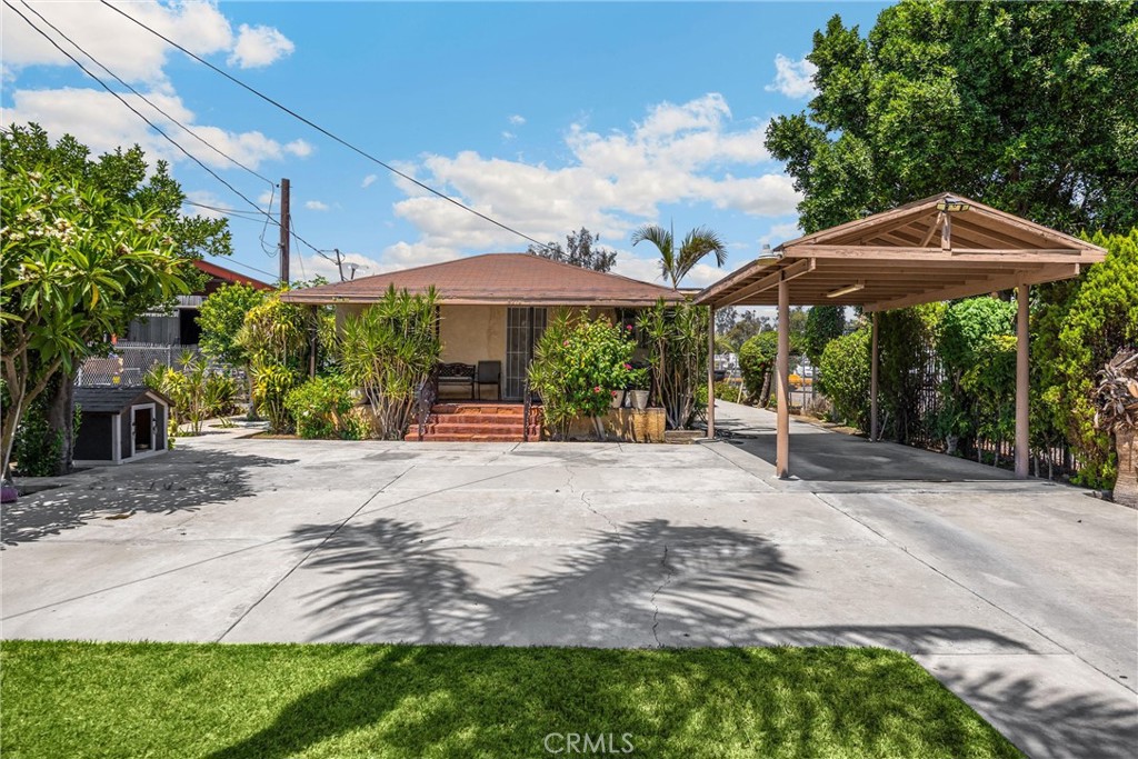 Versatile Opportunity on a Premium Half-Acre lot! Welcome to 15278 Boyle Avenue in Fontana-a unique residential property with rare M2 zoning, offering endless potential for both living and business use. Situated on nearly a half-acre, this property provides dual access from both the front and rear, making it incredibly convenient for industrial, commercial, or storage purposes. Whether you're looking to establish a home-based business, expand your operations, or simply invest in a property with long term flexibility, this one delivers. The spacious lot allows room for parking, equipment or future expansion, while the existing home provides a solid foundation for residence or office conversion. The property features a 3 bedroom, 1 bath home with spacious living area and kitchen. The front yard lanscaping is gorgeous with plumeria, fig and mango trees! Enjoy the comfort of residential living with the power of industrial zoning-a rare find in a prime Fontana location with easy freeway access and close proximity to logistic hubs and commercial centers. Don't miss this one-of-a-kind property. Schedule your private tour today!