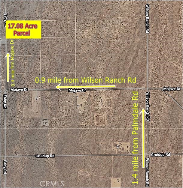 Corner Lot approximately 17.08 acres of flat land in the growing city of Phelan. Easy access, easy to find just a short distance from paved Palmdale Rd, From Palmdale Rd go 1.4 mile north to Mojave and make a left and go 0.9 of a mile to Eaby and make a right drive 0.4 of a mile and you will be at the south west corner of the property, lot is flat and rectangular lot offering a unique opportunity for developers, investors or those seeking a serene desert retreat and build your dream home. Already built homes scattered in the area. This parcel is located near Palmdale Rd which is a main road that gives you easy commute to shopping centers, schools and entertainment venues. With sweeping mountain views, open skies and lots of room for you to enjoy your property, this land won't last. Don't miss your opportunity to invest now. The high desert continues to grow, an Amazon warehouse is under construction on Phelan Rd. The High Desert is now the future home of the recently approved High Speed Train from Apple Valley to Las Vegas and to the south to Rancho Cucamonga. The project is expected to break ground in the Victor Valley soon and be completed in over the course of the next few years, this projected is expected to bring in jobs and boost the economy of the High Desert.