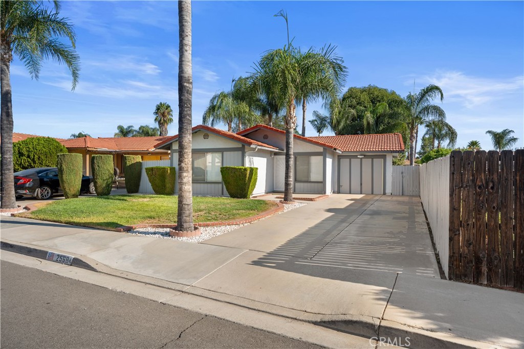 *** Come see this gorgeous single-story home in the city of Menifee! *** WITH LOW TAXES *** NO HOA *** CUL-DE-SAC STREET *** HUGE LOT *** 3RD BEDROOM/BONUS ROOM *** This beauty features many upgrades throughout including beautiful ceramic tile flooring, crown molding, a gorgeous kitchen with granite counter tops, stainless steel appliances and lots of cabinet space, ceiling fans, fresh interior paint, window blinds and much more. You are going to absolutely fall in love with the floor plan of this home and with 2 bedrooms plus a bonus room and 1 full bathroom this gem is perfect for any size family. The huge backyard of this house provides plenty of space for growth, an ADU would fit perfectly here. This backyard is also perfect for gatherings of any type with concrete throughout, a covered patio, and plenty of landscaped areas for the kids to play. This home is conveniently located close to schools, shopping, and 215 freeway. This is a must see! Call us today for more details!