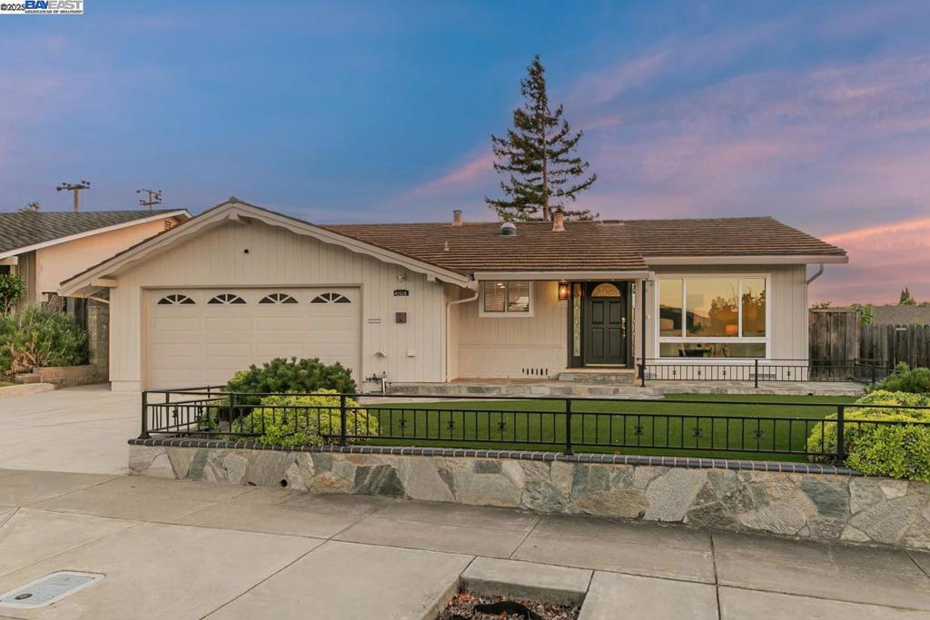 Location, location, location! Highly desirable single-story home in one of Fremont’s most sought-after neighborhoods. Situated on a tree-lined street close to Mission Valley Elementary, this North-facing home was recently updated throughout. The open floor plan offers a formal front living room, a dining room and a separate family room. A permitted sunroom opens up to the private backyard pool with 100% owned solar heating. The remodeled kitchen offers oak wood cabinetry, granite slab counters and full backsplash, and updated appliances. Additional features include remodeled bathrooms, hardwood flooring, new interior paint, recessed lighting, updated dual paned white vinyl windows, sun tunnels, and solid oak 4-panel interior doors. Enjoy modern comfort with upgraded AC and furnace system, built-in vacuum system and copper plumbing. The garage has a roll-up garage door with windows. Beautifully landscaped low-maintenance front & back yards. Front yard with slate stone walkways, custom retaining walls and artificial low maintenance lawn. Large backyard patio surrounding the pool & detached office. Close to Lake Elizabeth Central Park. Walking distance to tech company shuttle bus stops. Top-ranked public schools include Mission Valley Elem, Hopkins Jr High and Mission San Jose High.
