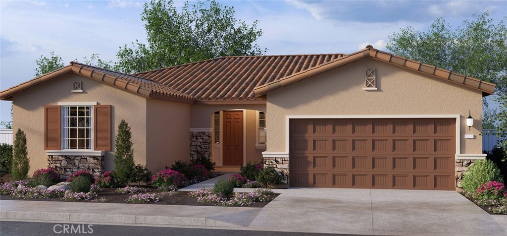 NEW CONSTRUCTION - SINGLE-FAMILY HOMES – NEW COMMUNITY! Welcome to The Collection at Campanile, a stunning, gated community located in the city of Cathedral City. The Collection at Campanile features one and two-story, single-family residences ranging from 1,913 to 2,929 sq. ft., with up to 5 bedrooms and 4 bathrooms. Your perfect single-story Residence 2488 awaits - offering 4 bedrooms, 3 bathrooms, a formal dining room and expansive Open-Concept Great Room, which leads to a large and open Kitchen perfect for entertaining. The gourmet Kitchen offers stainless-steel appliances including cooktop with oven below, dishwasher, and microwave/hood, beautiful kitchen countertops and a large center island for meal prep and extra seating. To the left of the main entry, you'll find two, large Bedrooms and a Full Bathroom with dual sink vanity. Finally, toward the back of the home is the luxurious Primary Bedroom, almost like a private retreat showcasing a spacious extra-large Bedroom and Bathroom with walk-in shower, dual sink vanities and a walk-in closet to die for! An additional large Bedroom is situated near the Primary and can double as a home office, craft or guest space. The large back yard is the perfect canvas desert oasis you've been dreaming of! The Collection at Campanile also features a community pool, fitness center, tot lot and more. Among the other features and finishes, homeowners will appreciate the unparalleled peace of mind in owning America’s Smart Home, Home is Connected. The Home is Connected package offers devices conveniently controlled though one application to stay connected to Home around the clock.