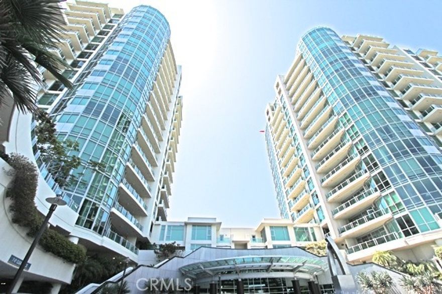 Lease price includes internet, water, gas, trash, and all the amenities. 15th floor gorgeous unit with magnificent views from every room. Luxury living at its best at Marquee high rises. Highly desired plan B. The unit is very well maintained, new flooring in bedrooms, top of the line stainless steel appliances, beautiful bathrooms, floor to ceiling windows and a huge end to end balcony to enjoy. Ultra modern building with numerous amenities including 24-hour gated security and concierge, resort-style lobby, lounge with fully-equipped kitchen, conference room, movie theater, business center, billiard room, fitness center, heated pool and spa, outdoor BBQ stations and playground to enjoy. It is only a few minutes drive to UCI, high-class shopping, fine dining, entertainment and OC's most beautiful beaches. The best lifestyle to experience in luxury high-rise residence and the top-rated safe community in the nation.