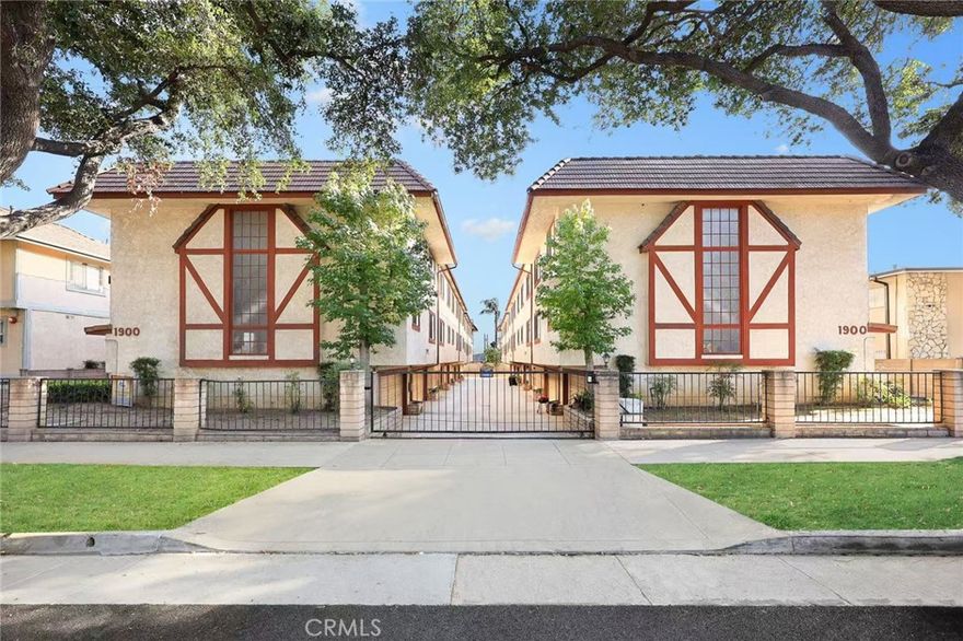 This well-maintained townhouse is in a Prime Alhambra location. Situated on a beautiful tree-lined street in one of Alhambra's desirable and convenient neighborhoods. Bright living room with a fireplace and large windows inviting natural light. Dining area open to the kitchen with built-in cabinets. Updated kitchen with granite countertops, stainless steel appliances, recessed lighting, ample cabinets, and a breakfast counter. Convenient powder room on the first floor. Spacious primary suite with a walk-in closet and a large bathroom featuring dual sinks. Two additional bedrooms share a hallway bathroom. Laminated wood flooring downstairs and newer carpet upstairs. Attached two-car garage with direct access and laundry area. Recent upgrades in 2024 include central AC & heating, plantation shutters, garage door opener, fire sprinklers, carpet, and interior paint. Low HOA dues: $138/month covers fire insurance, water, trash, and community maintenance. Excellent location near Costco, Target, Home Depot, schools, restaurants, and shops. Easy access to Downtown LA and Pasadena.