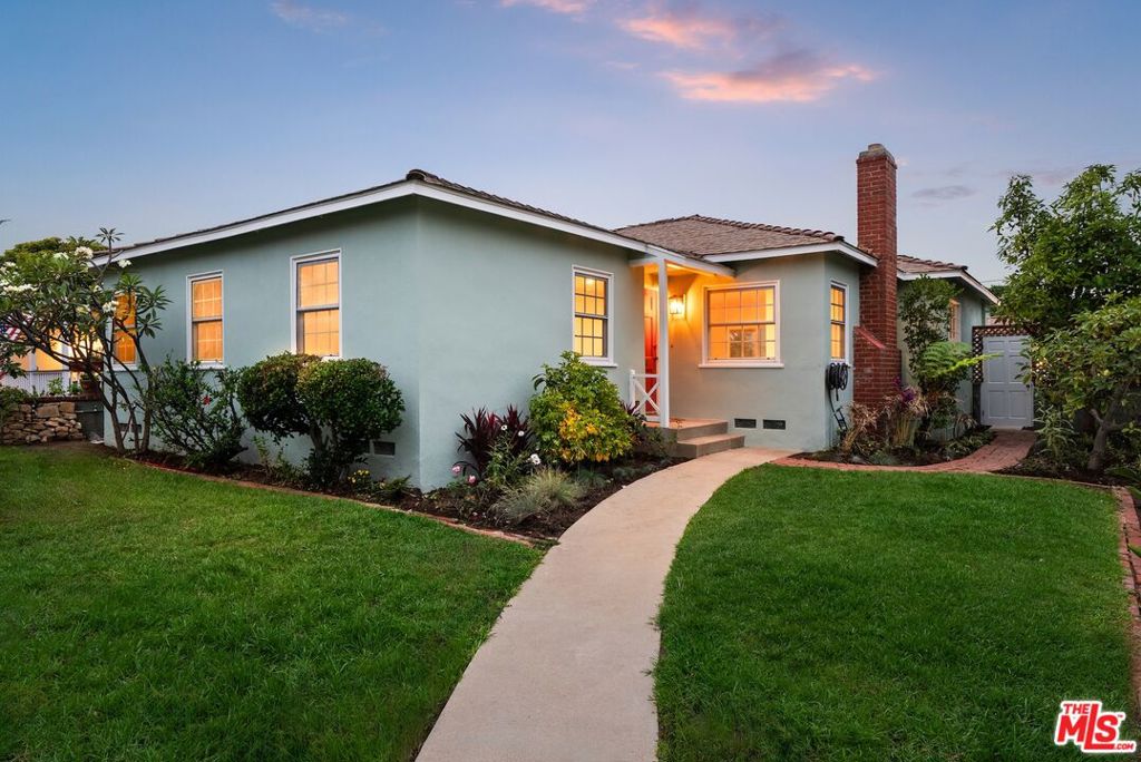 Every so often, a West-of-the-405 opportunity arises in one of Santa Monica's most desirable neighborhoods, and 2029 Hill Street is just that. Situated in Sunset Park, this California bungalow, updated in 2007, features an open interior with two bedrooms, two baths, and an adjacent laundry room.Set on a generous 7,015 sq. ft. corner lot, the property presents numerous possibilities whether for a first-time homebuyer, an investor seeking a project, or a developer looking to build a custom home. Sunset Park itself offers a dynamic mix of classic California architecture alongside modern updates and bespoke homes, making it one of Santa Monica's most desirable neighborhoods.Complementing the main residence are several detached structures, including a garage and an auxiliary workshop with a room above, complete with a picturesque Juliet balcony. The charming courtyard, anchored by a built-in fireplace, offers the perfect setting for relaxing summer evenings under market lights.With garage access from 21st Street and workshop access from the alley, the home enjoys flexibility with the potential for a creative design.Residents enjoy close proximity to Sunset Park Village, with trendy local shops such as Brooke Rod and a variety of culinary destinations including Local Kitchen and Wine Bar, Thyme Caf, Laya's Bagels, Jyan Isaac Bread, and Handle's Ice Cream. Families are drawn to highly regarded Grant Elementary and John Adams Middle School, as well as nearby Santa Monica City College. Conveniently located near the 10 and 405 freeways, and just over a mile from the iconic Santa Monica Pier and beaches, this location offers both lifestyle and accessibility. Looking ahead, the planned redevelopment of the Santa Monica Airport set to close in 2028 will introduce new parks and recreational amenities, further enhancing the neighborhood's long-term appeal. The property is being sold in "as-is" condition, with no representations or warranties, expressed or implied, made by the seller or their agents. No repairs of any kind will be performed by the seller. The first showing will be Tuesday, August 19th.