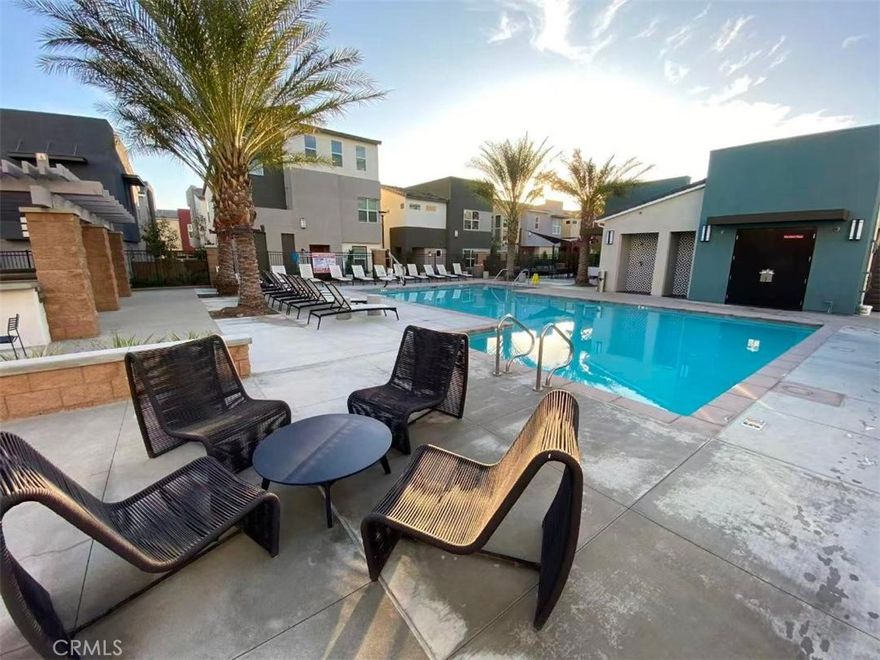 Welcome to this almost 1500 sqft, beautiful, upgraded three-bedroom, Two-bathroom residence in Rancho Cucamonga's desirable 91730 area. This home is located in a desirable school district, it is in an amazing community, and a great neighborhood, features a two-car garage, and modern solar panels. The owner has paid off the solar energy system, allowing the tenant to save on electricity bills. This home blends comfort, style, and value, with access to community pool amenities. Located just minutes from major freeways ( freeways 210, 15, 605, 10, 60). shopping and dining. You will enjoy the perfect balance of convenience and tranquility. Don't miss your chance to lease a standout home in a sought-after neighborhood! Available now,  tenant pays for all utility fees, including: water, electricity, gas, internet, TV, and garbage fees.