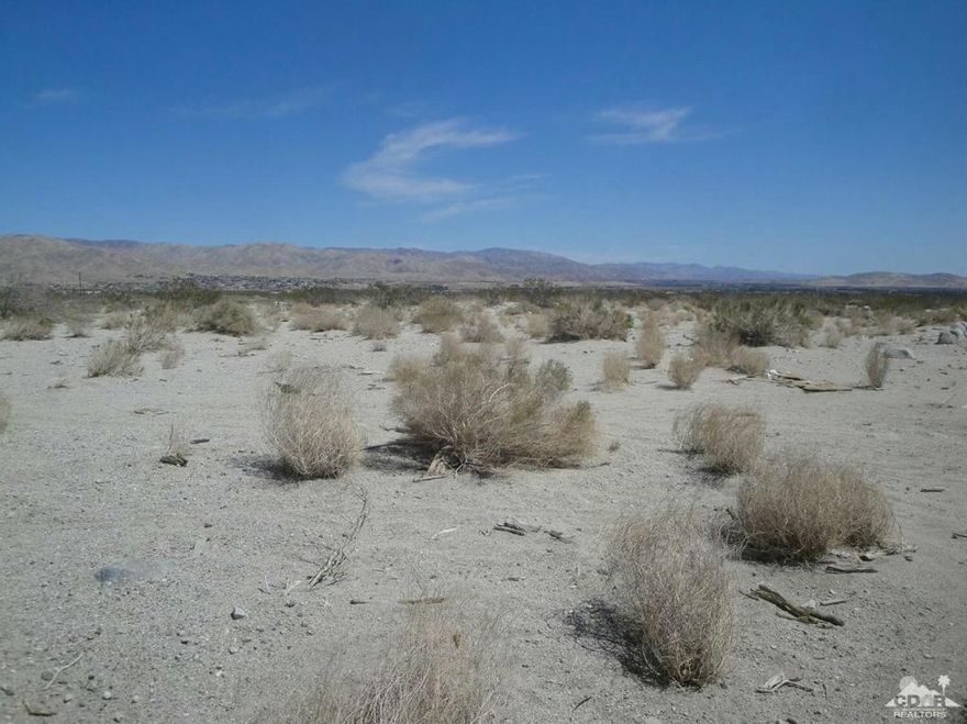 Incredible 2.5 parcel ready for a new business.  This parcel is in the growing location of Desert Hot Springs.  Surrounded by dispensaries and growing business.  The land has doesn't have any paved streets so this will be a great opportunity for the future.
