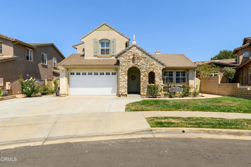 Introducing 167 Bellafonte Court--an elegant, spacious home nestled at the end of a peaceful cul-de-sac in Camarillo's sought-after Village at the Park. Boasting 5 bedrooms and 3 baths across two levels, it spans over 3,300 square feet and includes a fully permitted, attached ADU equipped for private living or income generation. The interior shines with granite counters, multiple flooring types, and a charming fireplace in the living area. Step outside to a private courtyard complete with an above-ground spa and BBQ area--ideal for entertaining or unwinding. The community enriches daily life with pools, courts, parks, and trails, all complemented by easy access to top-rated schools and local amenities. All this within a relaxed atmosphere supported by a modest HOA. This is a rare opportunity where thoughtful design meets functional elegance.