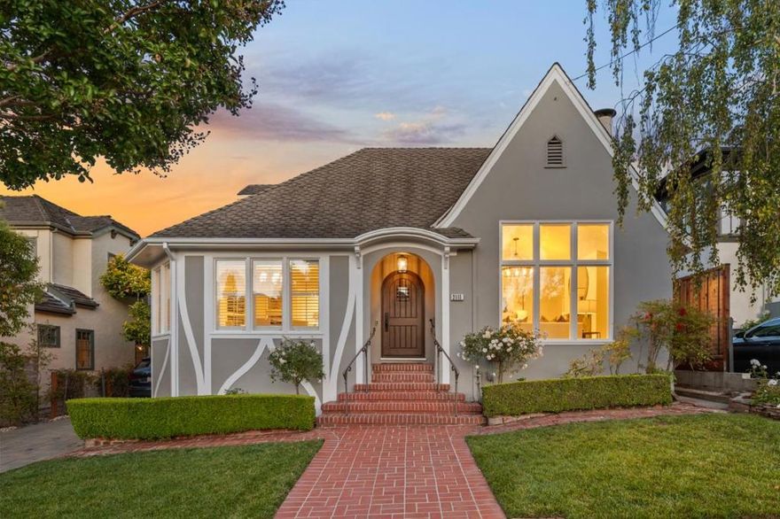 Located on a private cul-de-sac, this beautifully updated home blends timeless charm with modern living in one of Burlingames most desirable neighborhoods. This move-in-ready residence offers a thoughtfully designed floor plan ideal for both daily living and entertaining. Step into a spacious, light-filled living room with gleaming hardwood floors that flow throughout. Off the updated kitchen is a dedicated dining room, perfect for family meals or shared gatherings. The home also offers a wonderful family room adjacent to the main living spaces, which can easily be converted into an additional 4th bedroom. Upstairs, the primary suite provides a tranquil retreat complete with its own bathroom for privacy and comfort. The newly renovated backyard is a private oasis, complete with an outdoor kitchen counter, sink, and fridge ideal for alfresco dining and summer gatherings. The detached garage has been converted into a versatile bonus space featuring a modern office, half bath, gym area, and an adjacent flex-use room for storage or utility. Additional highlights include a long driveway with ample parking or space for a basketball hoop and an EV-ready 240-volt exterior socket. This is an exceptional opportunity to enjoy the best of Peninsula living.