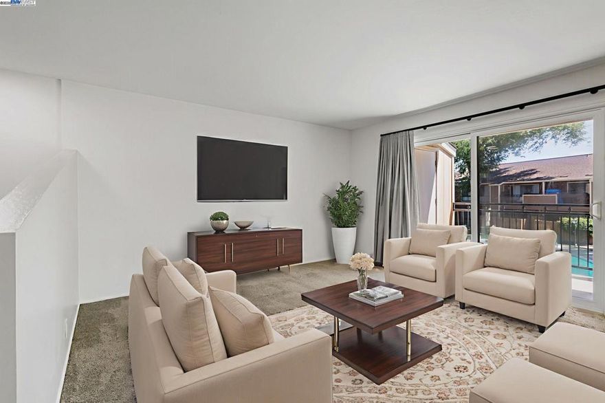 Your San Ramon Condo Opportunity Awaits! Discover **8975 Alcosta Blvd #104** — a bright and inviting 2-bedroom, 1-bath condo in one of San Ramon’s most convenient locations!  Enjoy peaceful **pool views**, gentle morning light, and a spacious layout perfect for relaxing or entertaining. Both bedrooms offer generous space and storage, while the kitchen and bath are ready for your personal updates—create your style!  Resort-style amenities include **multiple sparkling pools, a fitness center, clubhouse, landscaped grounds, and on-site laundry facilities**. Located near shopping, dining, parks, and top-rated San Ramon schools, with easy freeway access.  The market is picking up—interest rates are improving and buyer activity is strong. Don’t wait to make this move!**