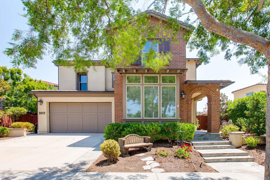 Step into a sun drenched sanctuary featuring 4 bedrooms, 4 1/2 baths with 3725 square feet of California living. This lovely home is located in The Foothills, a highly desirable Carlsbad neighborhood. The owners spent $290,000 on upgrades at time of purchase, and it certainly shows. Maximum privacy and comfortable sophistication round out the upgraded interior with high end appointments such as European walnut flooring, crown molding, high end appliances, luxurious amenities with a freshly painted interior. Upon entering you are welcomed into an expansive space featuring a large foyer and dining room. The indoor and outdoor living spaces are seamlessly connected with an entire wall of frameless folding glass patio doors, opening to a large California room. Open space and natural light easily blend together, inviting the beauty of the outdoors inside. The patio with fire pit lends itself to casual living or elevated entertaining. The expansive open gourmet kitchen is a culinary enthusiast's dream, boasting ample counter and cabinet space. Featuring a massive island, granite countertops, six burner gas range, additional oven and warming drawer, water purification system, plus walk-in pantry with under counter refrigerator. A large bedroom with full bath located on the main level is perfect for guests; used as an office, this room could be a secondary primary suite. An additional half bath is also conveniently located on the main level. Continue upstairs to the large bonus room. This versatile space could be a productive workspace, or transformed into a fifth bedroom. A warm and inviting primary retreat features a walk-in closet. The primary bath is a relaxing oasis with dual sinks, marble countertop, large soaking tub and spacious walk-in shower. Two additional bedrooms and baths are located on the upper level, along with a large laundry room with utility sink and ample storage. The Foothills is a vibrant community with resort style amenities including olympic sized swimming pool, 2 pickleball courts, parks and picnic areas. Nature lovers will appreciate nearby hiking trails and many areas to explore. Located in the excellent Carlsbad Unified School District. Close proximity to the charming Village of Carlsbad, Legoland, The Flower Fields, and the beach. A 2 car finished garage with epoxy flooring, boasts an extra 1/2 parking space, perfect for a workshop or extra storage.Fully owned solar system, dual tankless water heaters, and low HOA fees.