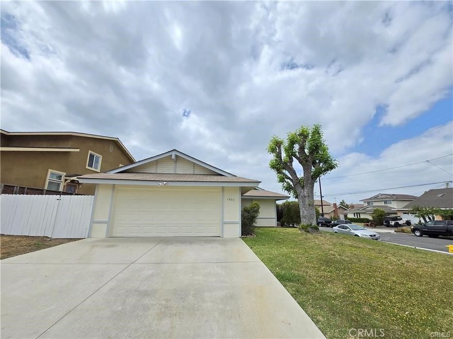 Welcome to 1803 Carvin Avenue, a charming single-story home situated on a desirable corner lot in the heart of Rowland Heights. This 3-bedroom, 2-bathroom single-family residence offers 1,255 square feet of living space and is the perfect blend of comfort, functionality, and opportunity.

Built in 1962, the home features a spacious layout, a 2-car attached garage, and an extended driveway that provides ample parking — ideal for multiple vehicles, trailers, or work trucks. The inviting front yard is anchored by a beautiful mature tree, offering shade and curb appeal, while the large 7,047 sqft lot presents opportunities for future outdoor customization or expansion.

Inside, you'll find a practical floor plan with all living areas and bedrooms conveniently located on a single level. With no HOA, this property offers freedom and flexibility, whether you’re a first-time buyer, investor, or looking to downsize into a quiet neighborhood setting.

Conveniently located near schools, parks, shopping centers, and major freeways, this home delivers both suburban tranquility and easy access to city amenities.