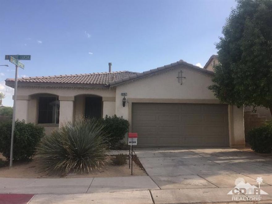 Welcome home to the beautiful home enclave of Aldea built by renowned local builder Mario Gonzales at GHA homes .... This home is clean! recently painted, newly carpeted and ready for move in....This home features 4 bedrooms, open kitchen all brand new appliances and spacious living and dining floor plan. This home is located centrally in INDIO on the Southeast end Freeway close and near shopping, the courthouse and great award-winning schools. Additionally, this community features pool and spa with BBQ area and plenty of room for entertaining . Please come by and take a look as it won't last long
