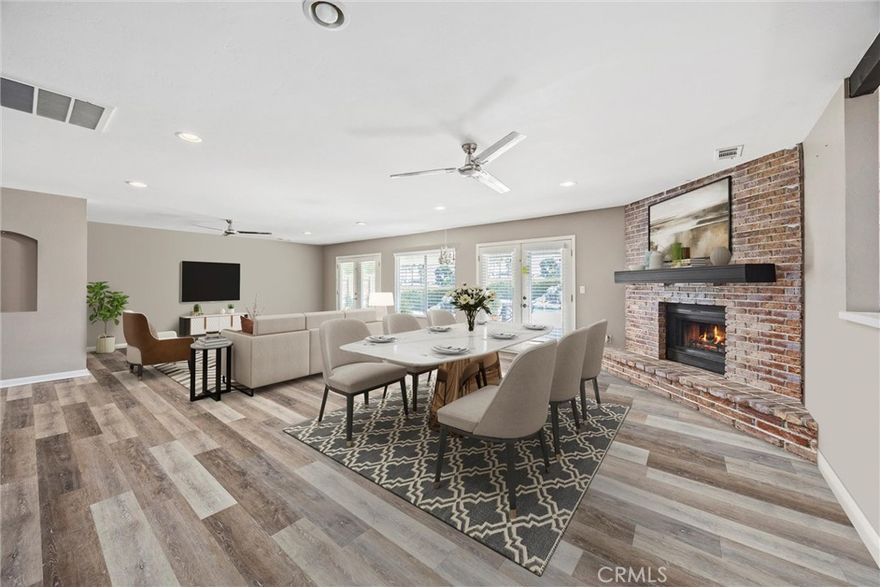 This NW home offers the perfect blend of comfort, space, and backyard retreat. With 4 bedrooms, 2.5 baths, and 2,321 sqft, the home features a spacious flowing layout highlighted by a striking brick fireplace with a raised hearth and wooden mantle perfect for cozy evenings or adding character to your living space. Just off the living room, a built-in office nook adds a convenient and dedicated space for working from home, managing schedules, or tackling homework tucked neatly away but still connected to the heart of the home. The kitchen is both thoughtfully designed and practical, offering granite countertops, double ovens, and an extended island that provides generous prep space for cooking, baking, or casual dining. Step outside to your own private retreat featuring a glistening pool and a peaceful rock waterfall its gentle cascade creating a calming ambiance ideal for unwinding or entertaining. The oversized primary suite and well-designed layout make this home a true standout.