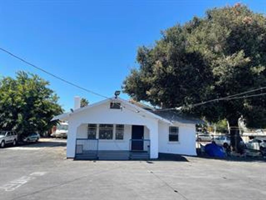 CROWDED TRAFFICE GOOD FOR  EV CHARGER STATION, GAS STATION INTERSECTION LOT OF WHITE AND FLORENCE CURRENT CHURCH USE on a 1,440 sq. ft. building with one bedroom, one bathroom, one kitchen situated on a spacious 0.48-acre lot. Conveniently located near schools, freeways, a public library, and more, this lot provides both accessibility and neighborhood. Just minutes from the Alum Rock area and story rd. Make it your Own Investment: ****6000 SQFT COMMERCIAL BUILDING PLAN PERMIT WAS SUBMITTED TO CITY ALMOST APPROVED. **** Gas station...NCC ZONE. IN URBAN VILLAGE ZONE. CAN BE SUBDIVIDED TO BE SINGLE-FAMILY LOTS. DONT DISTURB TENANTS.