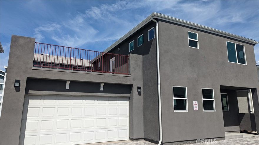 NEWER HOME built 2022!!Welcome to this magnificent private, modern single family home in the heart of Los Angeles, North hills Neighborhood. This newer home with built has two level: Level ONE: Spacious Livingroom, dining area, beautiful kitchen, quartz counter tops with stainless steel appliances and beautiful guest bathroom accessed directly to two car private garage and laundry area. Level TWO: There are 3 large bedrooms with 2 bathrooms and a large roof top patio of almost 400 square foot. More features are: High ceiling throughout, Wood look flooring laminated throughout, LED Recessed lightning, central air conditioning and heating, thankless water heater and large private back yard. There are 4 Additional Parking spaces in the community.