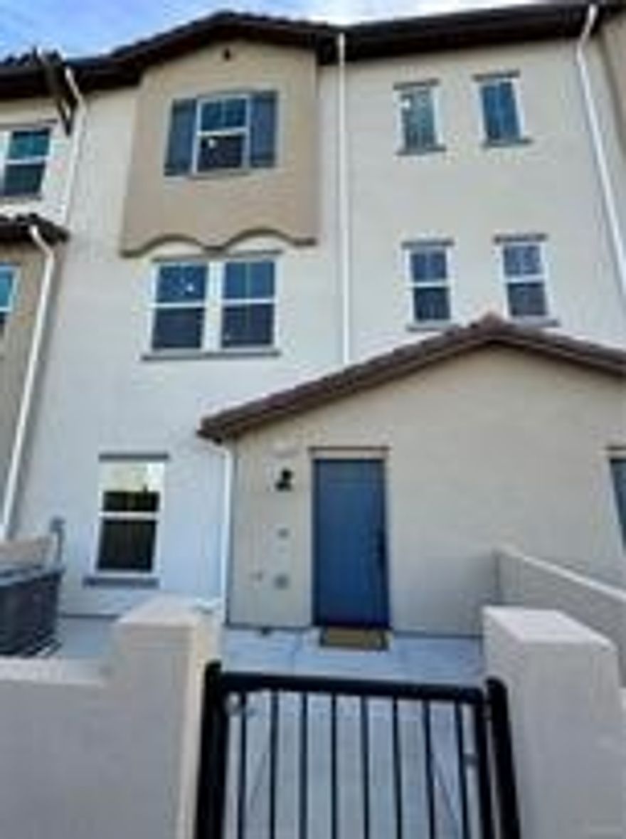 Welcome to Orchid, a modern gated community in one of Torrance’s most desirable neighborhoods. This beautifully built in 2023 home features 4 bedrooms, 2.5 bathrooms, and approximately 1,686 square feet of living space. Designed as a green, energy-efficient home, it includes a new HVAC system and new Whirlpool appliances. A convenient first-floor bedroom and full bathroom offer flexibility for guests or multi-generational living. The gourmet kitchen showcases white shaker cabinets, quartz countertops, and an extended bar area perfect for casual dining or entertaining. The open-concept layout connects seamlessly to the spacious dining and living areas, enhanced by recessed lighting and double-pane windows throughout. Upstairs, the primary suite includes dual vanities and a separate shower room. Additional highlights include an in-unit laundry area with storage and a 2-car garage equipped with an EV charging receptacle. Enjoy easy access to the 405 freeway, nearby beaches, shopping, and restaurants — all while living in a secure, quiet, and convenient community. Move-in Ready.