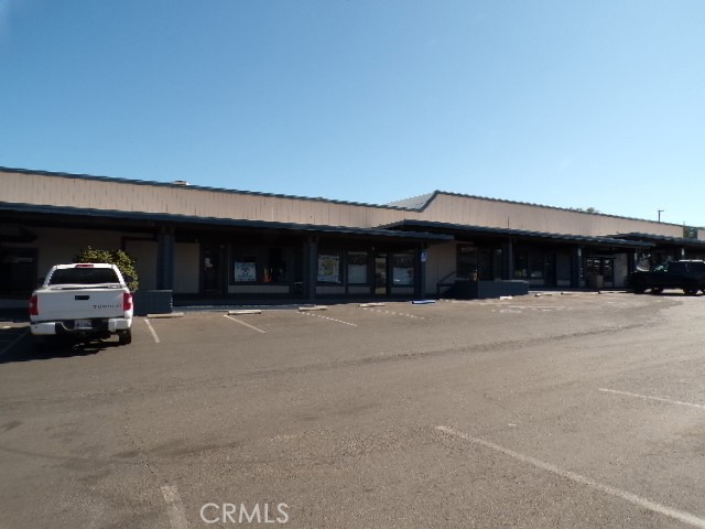 Spacious open floor plan with 2 restrooms and plenty of storage on a busy street with a high traffic count. Was a restaurant and bar, City of Clearlake is discouraging any food establishment by demanding improvements to be made to enclosed trash facilities, but can be done.