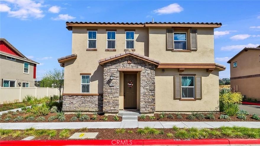 Beautifully upgraded 4BR/3BA home in a prime location of Vista Canyon Resort Style Community! Directly next to the dog park and across from the Vista Community park. Built in 2021, with Over $50K in upgrades including paid solar (no electric bill, depending on usage), 220V EV charger in garage, surround sound, upgraded kitchen with granite counters, one bedroom and bath downstairs, and energy-efficient ceiling fans throughout. Paved backyard with grass, sprinkler system, drainage, and mature tree. Close to guest parking. Future MetroLink station nearby, Vista Canyon shopping, and easy access to the 14 Freeway. This Gem perfect for the next buyer.