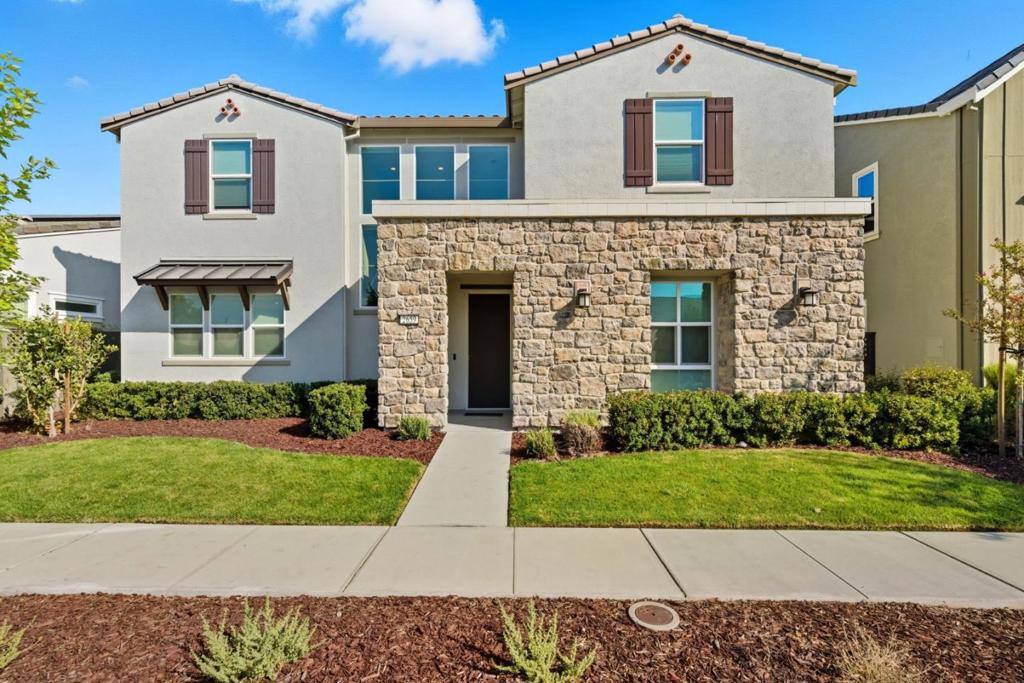 Built in 2020 and nestled in a vibrant new community, this stunning 5-bedroom, 3.5-bath, 2-story home offers nearly 3,000 sq. ft. of modern living on a generous 5,500 sq. ft. lot. Perfectly located near Western Park and just moments from major highways, commuting is a breeze while still enjoying the peace of a residential neighborhood. Inside, youll find stylish laminate flooring, a spacious open layout, and a gourmet kitchen with sleek quartz countertops, crisp white cabinetry, and premium stainless steel appliances. The primary suite is a luxurious retreat, while the additional bedrooms provide ample space for family, guests, or a home office. A 3-car garage offers plenty of storage, and the tile roof, interior camera security system, and fully paid solar add long-term value and peace of mind. With modern finishes, abundant natural light, and a location that blends convenience with comfort, this home is the perfect place to create lasting memories.