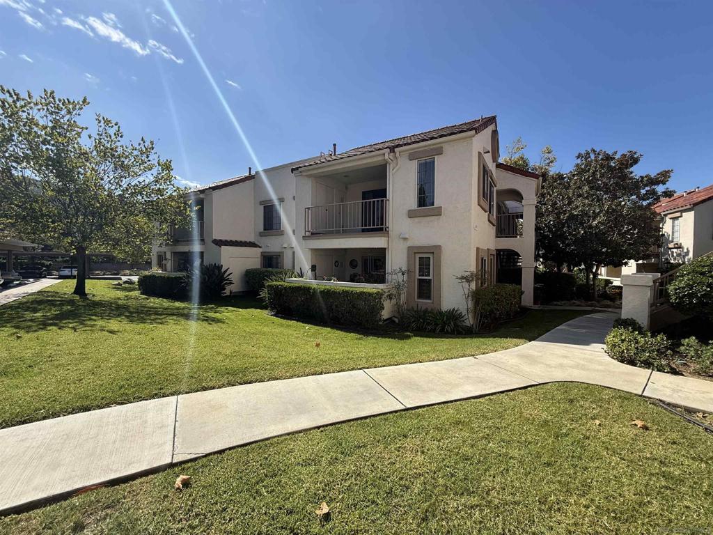 Discover this inviting upper-level 2-bedroom condo in the desirable Sabre Springs community, where both bedrooms feature private en-suite bathrooms for ultimate comfort and convenience. Located within a top-rated school district, this home offers a bright and open living space, one covered carport, and includes water and trash in the HOA. Perfectly situated near parks, trails, and major freeways, it’s an ideal blend of privacy, practicality, and location.