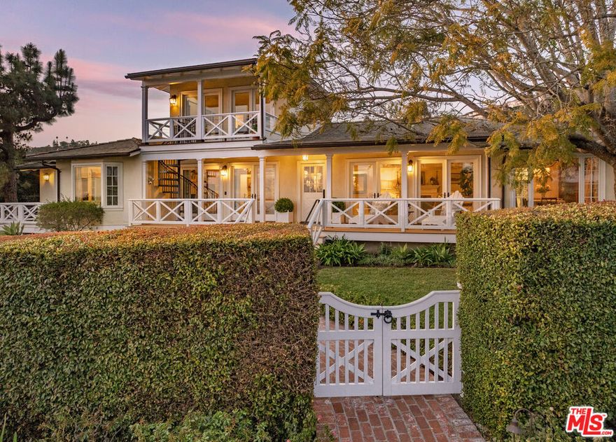 Architect Robert Senn & Interior Designer Monica Senn crafted this coastal jewel as a testament to masterful design. Breathtaking sight-lines capture endless ocean, harbor & city views & every detail reflects warmth & character. Bathed in natural light, the 5 bd home has multiple FR doors, a wrap-around front porch & impeccable craftsmanship. Thoughtfully designed, the layout enhances comfort & effortless entertaining w the LR & DR capturing the views & flowing seamlessly to the kitchen & FR. Down a wide hallway are 4 bds including the expansive primary ste w its own deck & sweeping coastal vistas. An upstairs office has stunning views & a detached garage is tucked down a private lane. The exquisite gardens blend artistry & emotion, thoughtful design & enduring romance. Welcome home!