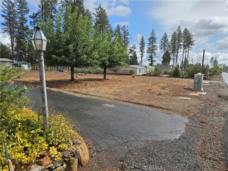 Beautiful 0.44-Acre Lot in Paradise, CA Discover the perfect opportunity to build your dream home on this spacious 0.44-acre lot located at 5930 Sawmill Rd, Paradise, CA. This property offers a wonderful blend of convenience and natural beauty, featuring connected water, power available at the street, and a paved to gravel entrance that provides easy access. The lot has been partially landscaped, giving it a well-kept and welcoming feel while maintaining the charm of Paradise’s scenic surroundings. With ample space and a great location, this property is ready for your vision—whether you’re planning your forever home or an investment build. Enjoy the peace and quiet of this desirable neighborhood while being just minutes from schools, shopping, and local amenities. Don’t miss out on this beautiful piece of land and the opportunity to be part of Paradise’s continued growth and renewal