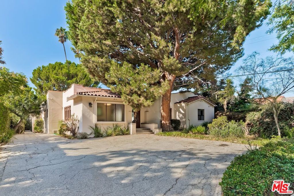 Bid deadline set for Thursday, October 20th at 1PM! Please request a disclosure package in advance if you plan to submit. 1st time available in 51 years is this immaculate older 3 bedroom and maid's quarters 1sty modern Spanish home set on one of the most coveted Westend Flats' 500 blocks within moments to Beverly Hills' Golden Triangle and the best of the Westside. Sunlit open floor plan flows to the private rear grounds featuring patios, mature foliage, cool cacti, and a single guest unit of nearly 585 sq ft with kitchenette and bath. Living room displays a "period" barrel ceiling and opens to a study. Formal dining room could flexibly serve as a den. Engage your creative minds to reimagine this perfect portrayal of prodigious potential.