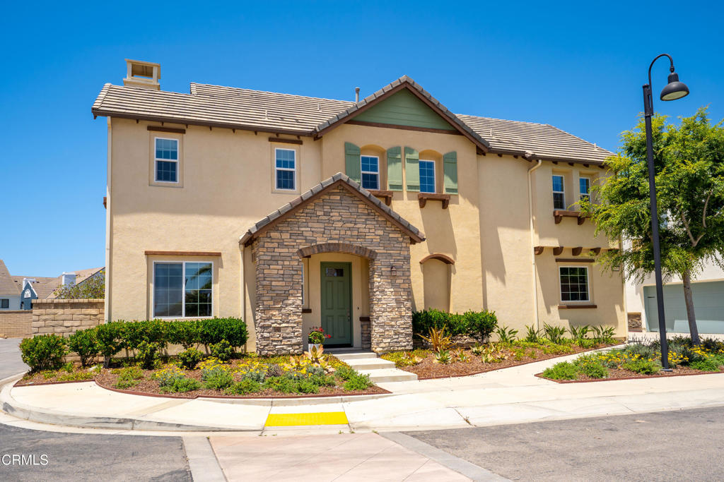 Resort Style Living at 'The Gallery at River Ridge' -- a premier gated community offering luxury living without Mello-Roos and with low HOA dues. This former model home features 3 bedrooms and 2.5 baths and is ideally located directly across from the community's upscale amenities, including a heated pool and spa -- just steps from your front door.Surrounded by lush landscaping, scenic greenways, wide streets, and breathtaking mountain views, The Gallery is truly an oasis. Residents enjoy access to walking and biking trails, parks, playgrounds, and a beautifully designed community center.Step inside to discover a light-filled interior with soaring vaulted ceilings and a cozy custom-tiled fireplace. The gourmet kitchen boasts European-style beech wood cabinetry, a large quartz-topped island, GE stainless steel appliances, and a top-of-the-line KitchenAid three-level silent dishwasher -- perfect for the home chef.The open-concept dining area leads to a sun-soaked private patio, ideal for weekend entertaining or casual family brunches. Upstairs, you'll find a spacious loft-style entertainment area or study, complete with a convenient kitchenette and laundry area -- the perfect spot for your morning espresso.The primary suite is a luxurious retreat with two oversized walk-in closets and an elegant en-suite bath featuring dual sinks, a soaking tub, and a separate shower. Additional highlights include an extra-wide two-car garage, a fire-resistant concrete tile roof, an interior sprinkler system, dual-pane windows and doors, a tankless water heater, and central A/C.Located adjacent to the award-winning River Ridge Golf Course and near the Dallas Cowboys training fields, this home offers convenient freeway access to both Los Angeles and Santa Barbara. You're also just minutes from The Collection at RiverPark -- home to Whole Foods, REI, Yard House, Cheesecake Factory, and a state-of-the-art cinema, plus a community park with an amphitheater which hosts summer concerts multiple other dining/shopping locations.All this, and only a short drive to the beautiful sandy beaches of the Gold Coast, where you can surf, sail, kayak, dine by the water, and explore the Channel Islands Harbor in a location that offers some of the best weather in California.Requirements are for all applicants above 18 to apply, minimum credit scores of 670, total combined income to be 2.5 times rent, no recent late payments, no past evictions or recent bankruptcies.