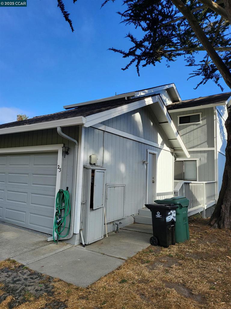 Beautifully remodeled two-story townhouse in the private hills of El Sobrante. The home features new laminate flooring throughout the Living Room with vaulted ceiling throughout, Dining Room, and wet bar area, as well as a full open kitchen equipped with an electric stove, refrigerator, dishwasher, and a built-in microwave. There is a full bedroom and a 1/2 bath downstairs. Two full bedrooms and two full bathrooms upstairs, primary bathroom has a his/her sink, large spacious closets with glass mirrors, a washer/ dryer is located in a designated laundry room (as-is), 2-car garage, beautiful views from all deck areas, tenant is responsible for front yard maintenance there is no rear yard, no rear neighbors, and no front neighbors, tenants pay for all utilities except HOA fees, No Pets. The property is located in an HOA community. $ 3300 Rent / $ 3300 Security Deposit /$ 6600 Total Move-In Cost