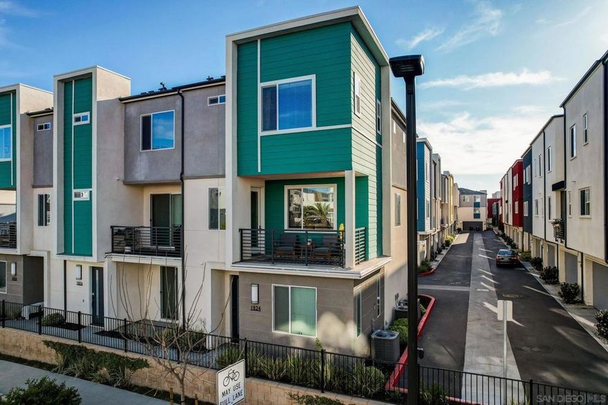 PRIME Location! OWNED Solar! Nestled in the heart of Otay Ranch, this three-story end unit offers a modern retreat mere moments from the bustling Otay Ranch Mall. Boasting four bedrooms, three full bathrooms, and one half bath, along with a two-car garage, this home embodies both luxury and practicality. Upgraded flooring adds elegance to every space, while owned solar ensures sustainability and savings. Picture yourself hosting gatherings in the expansive living area, or enjoying morning coffee in the sunlit balcony. With its prime location and impeccable amenities, this residence is more than just a home—it's a lifestyle waiting to be embraced in the vibrant Millenia community. Welcome to your new beginning in Otay Ranch Chula Vista, where convenience and comfort converge effortlessly! Schedule your private tour today!